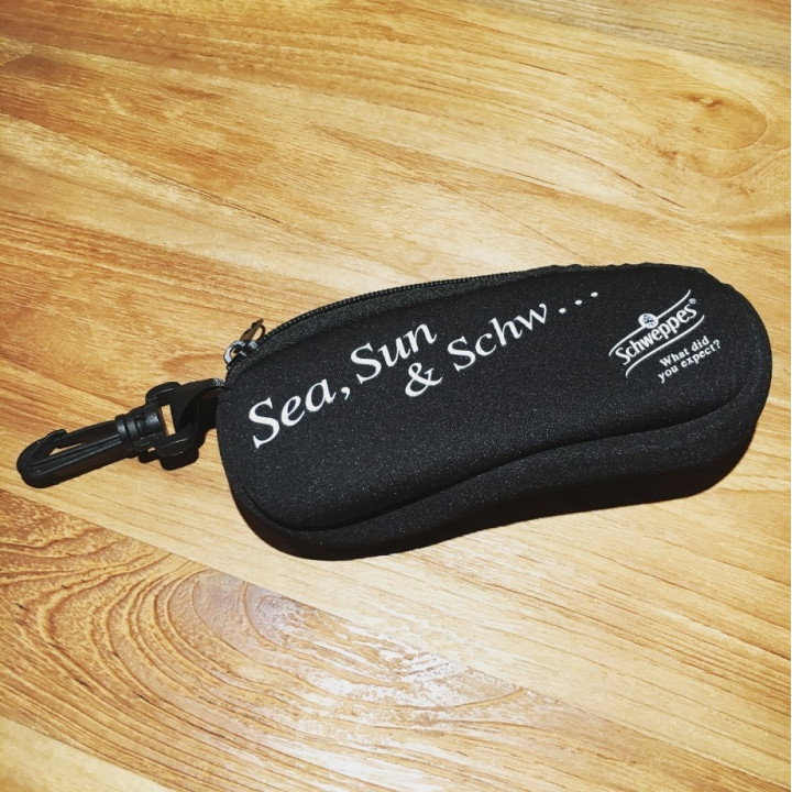 Glasses case Schweppes black