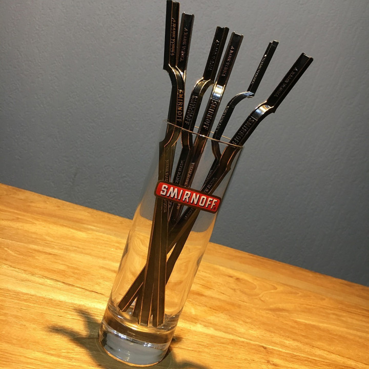 Swizzle stick Smirnoff model 5 x6