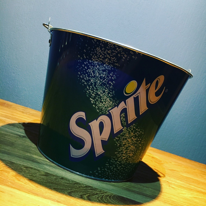 Ijsemmer Flessenemmer Sprite métal thin