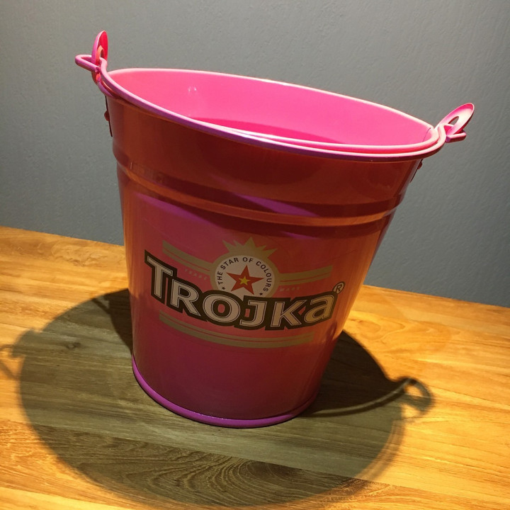 Bottle Bucket Trojka in metal