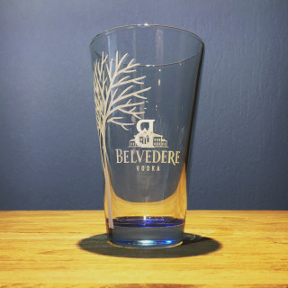 Glass Belvedere Vodka tumbler model 2