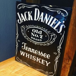 Plaque métal Jack Daniel's...