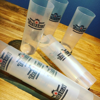 Plastic beker Trojka PVC x20