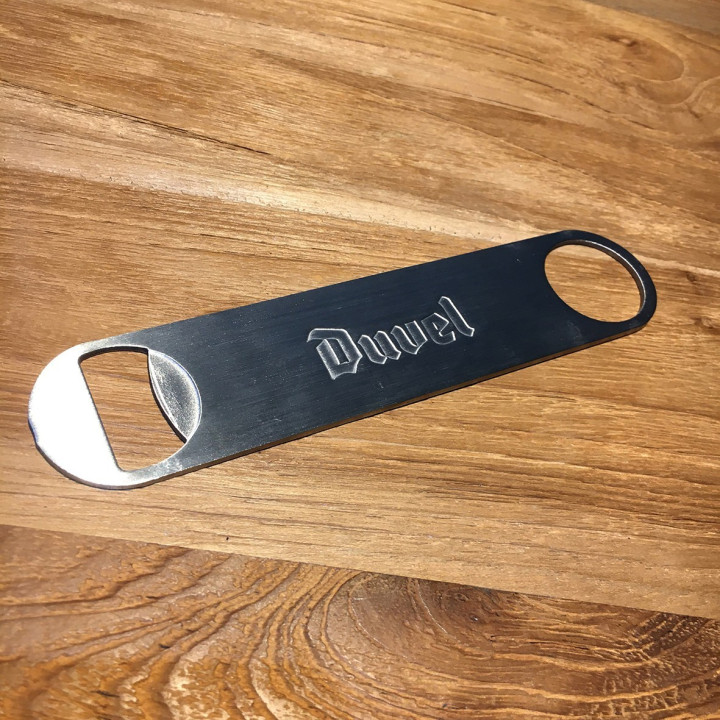Flessenopener Duvel roestvrij staal