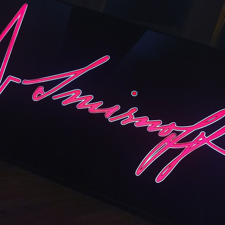 Illuminated Sign Smirnoff LED