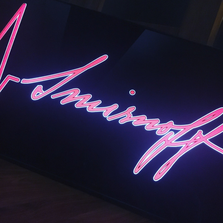 Illuminated Sign Smirnoff LED