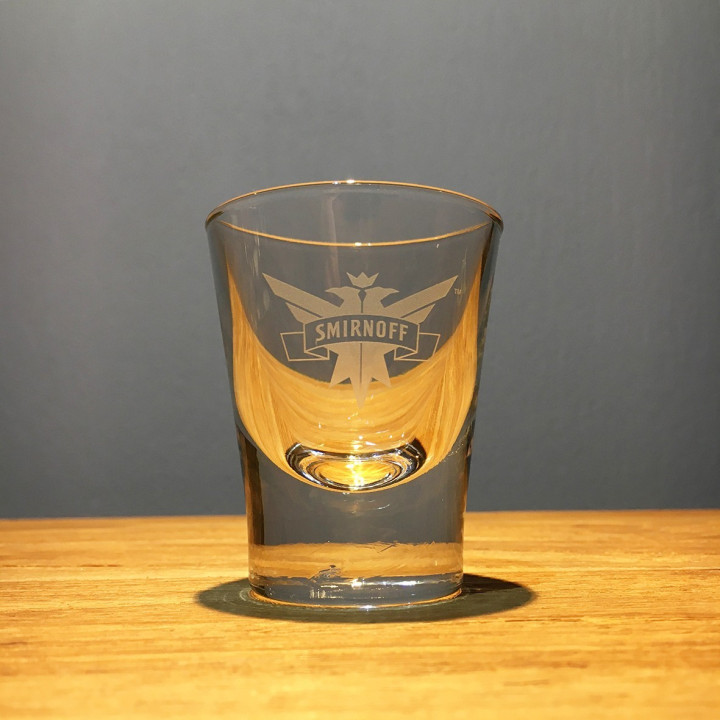 Glass Smirnoff shooter