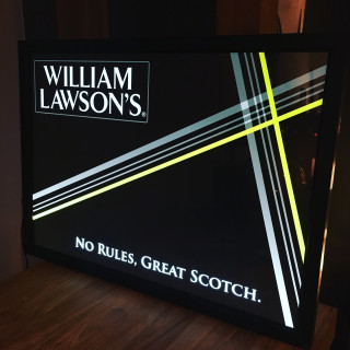 Illuminated Sign William Lawson's neon model 1