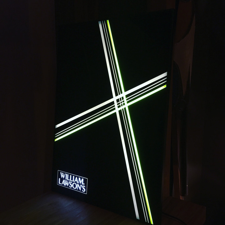 Illuminated Sign William Lawson's neon model 2