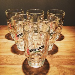 Glass beer stein (mug) Rodenbach