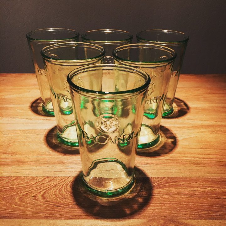 Bacardi Mojito Heritage glas