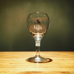 Tasting glass beer Leffe...