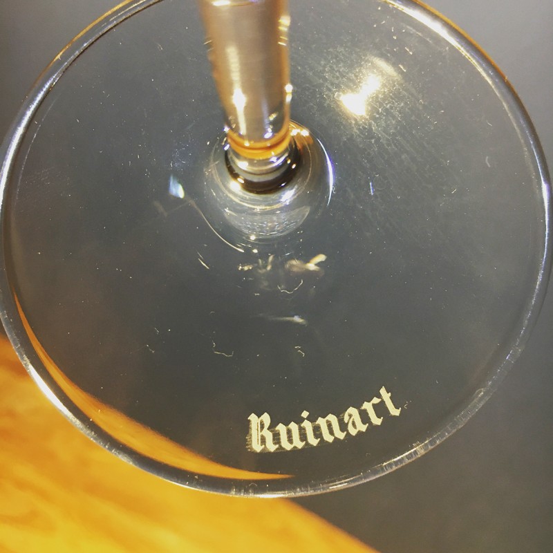Flûte champagne Ruinart modèle 2