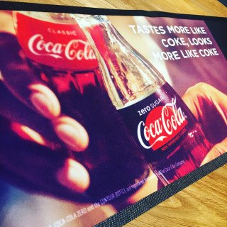 Tapis de bar Coca-Cola zéro