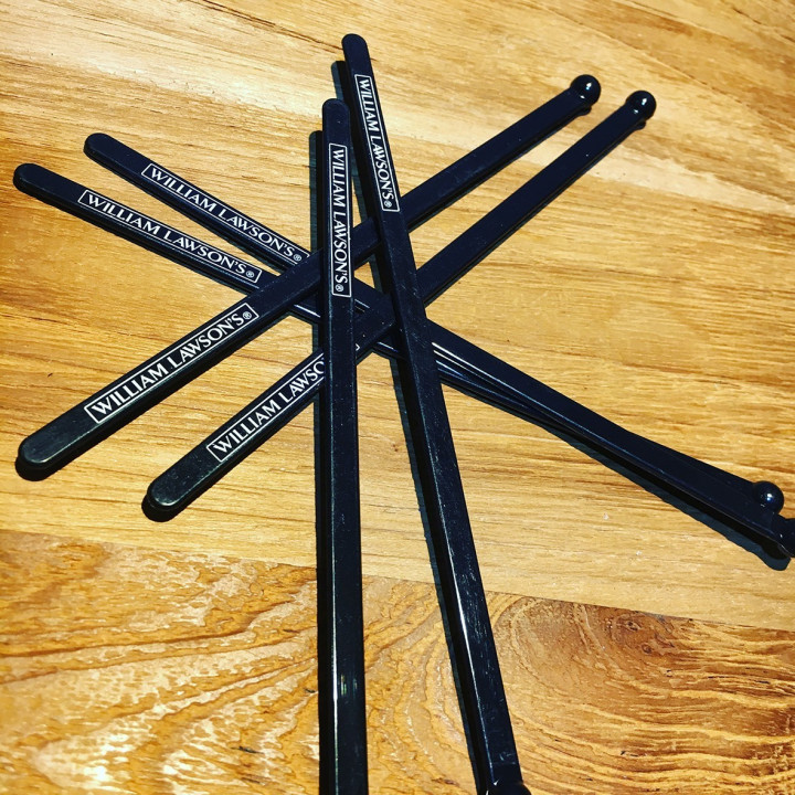 Swizzle stick William Lawson's model 1 x6