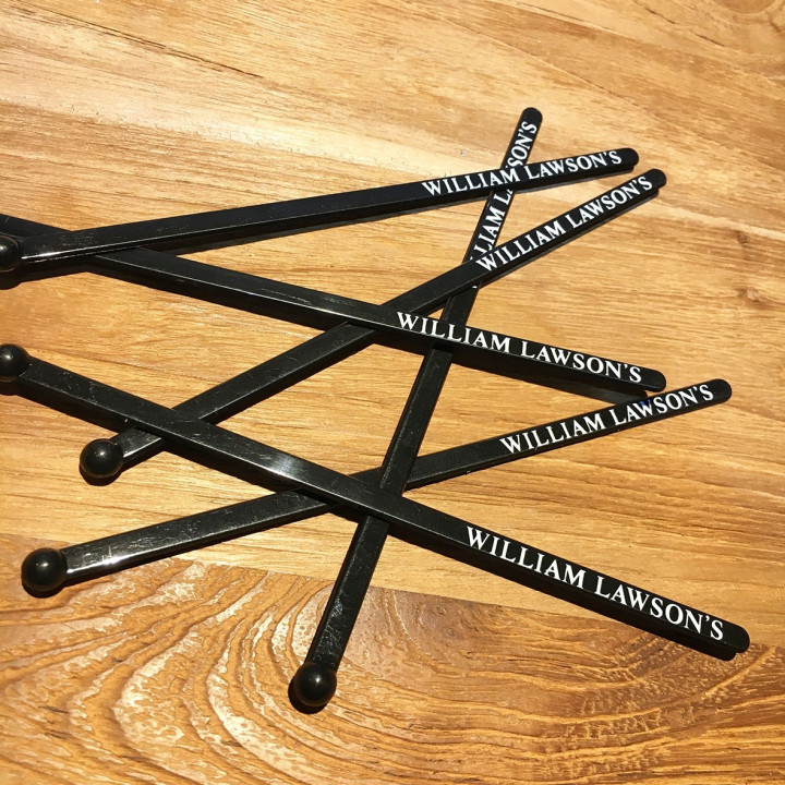 Swizzle stick William Lawson's model 2 x6