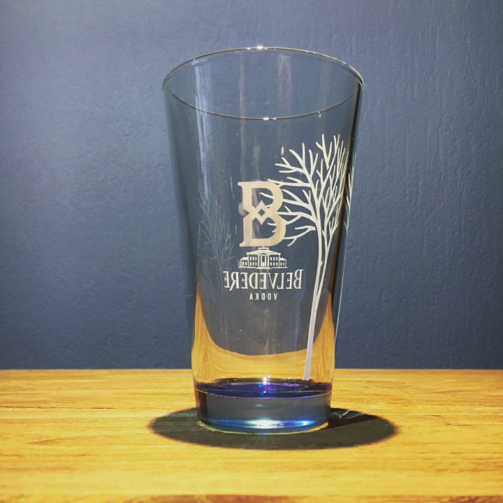 Glass Belvedere Vodka tumbler model 2