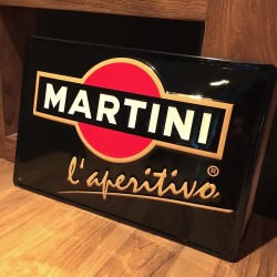 Plaat Martini metaal...