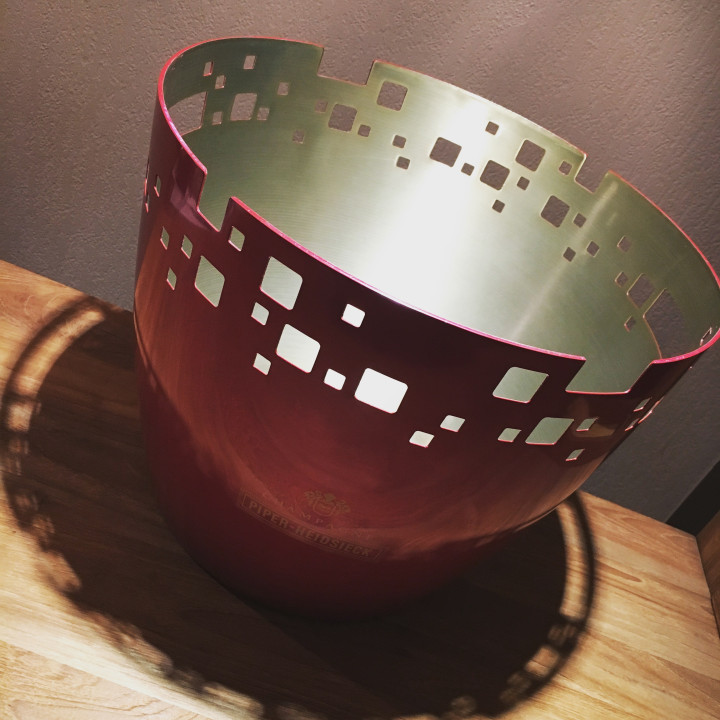 Bottle bucket Piper-Heidsieck red 4b