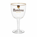 Glass beer Maredsous 33cl model 2