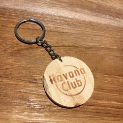 Keychain Havana Club wooden
