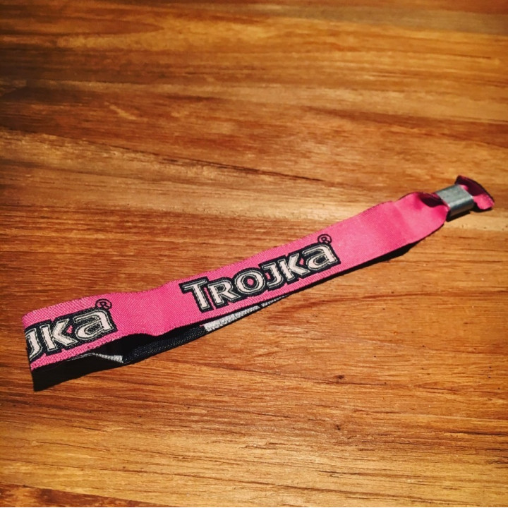 Bracelet Trojka rose color