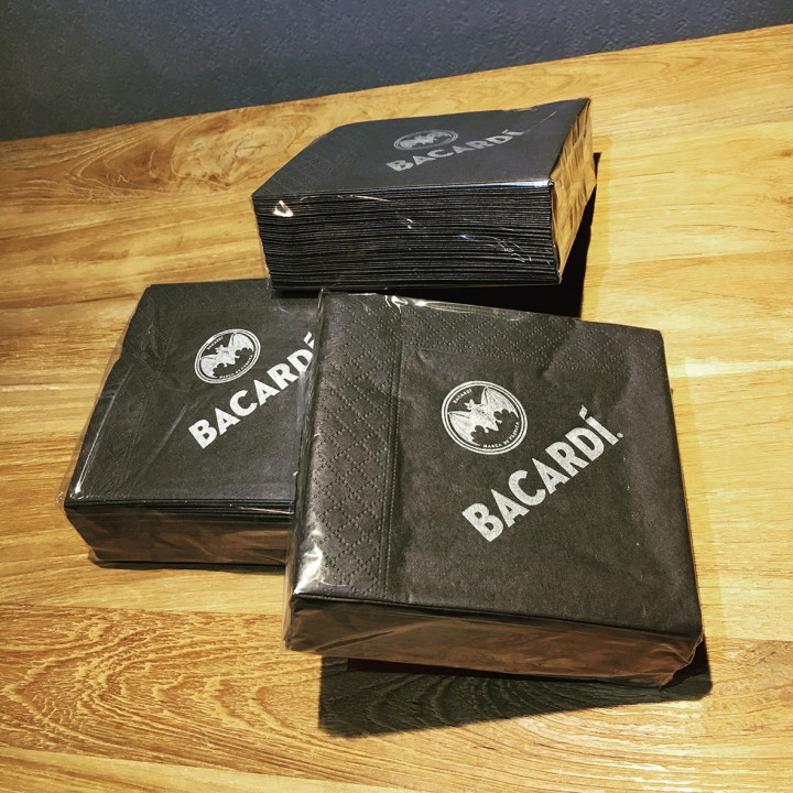 Paper towels Bacardi gray x50