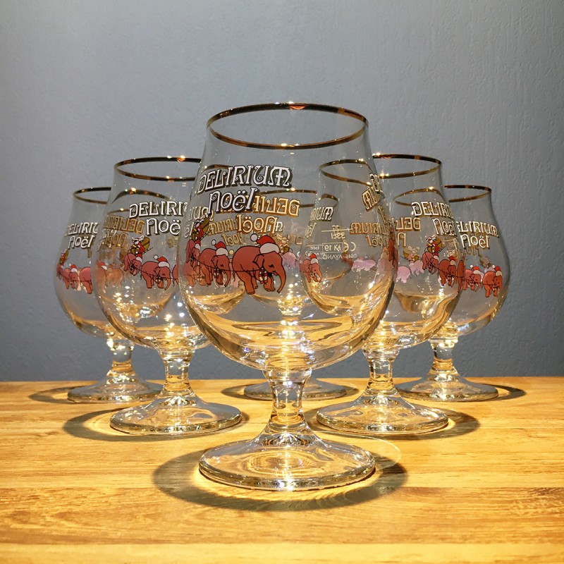 Glass Beer Delirium Tremens Noël