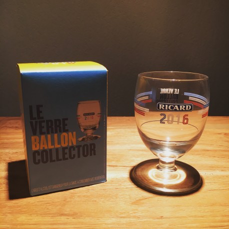 6 verre ballon Ricard euro 2016 - Objets à collectionner