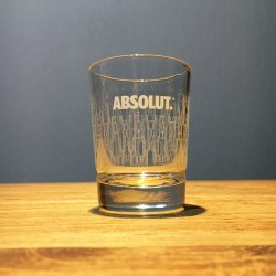 Glass shooter Absolut Vodka...