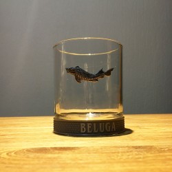 Glass vodka Beluga