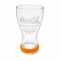 Glass Coca-Cola Olympic games 2012 yellow
