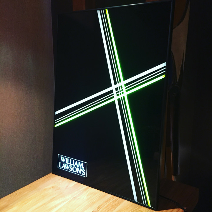 Illuminated Sign William Lawson's neon model 2