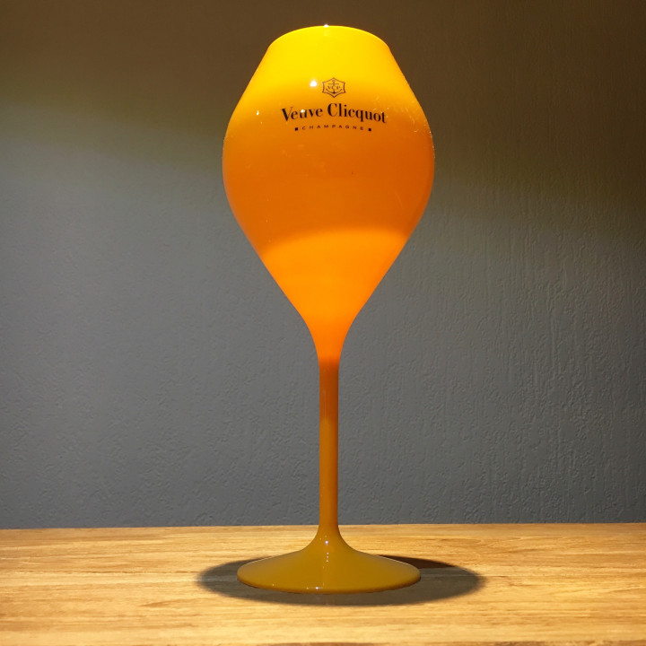 Flute Veuve Clicquot PVC orange 40cl