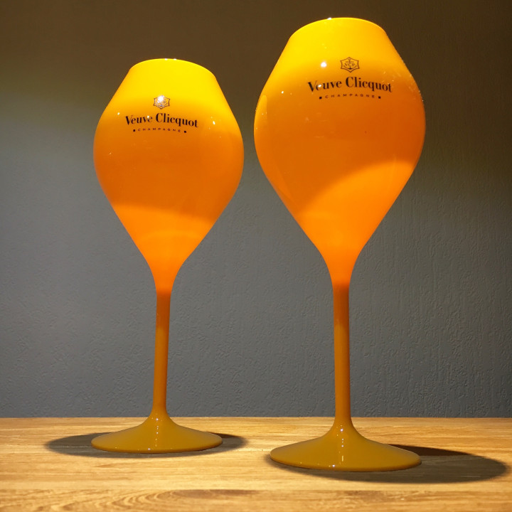 Flute Veuve Clicquot PVC orange 40cl