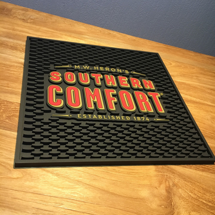 Tapis de bar Southern Comfort carré