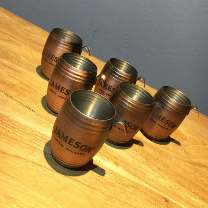 Verre Jameson shooter métal
