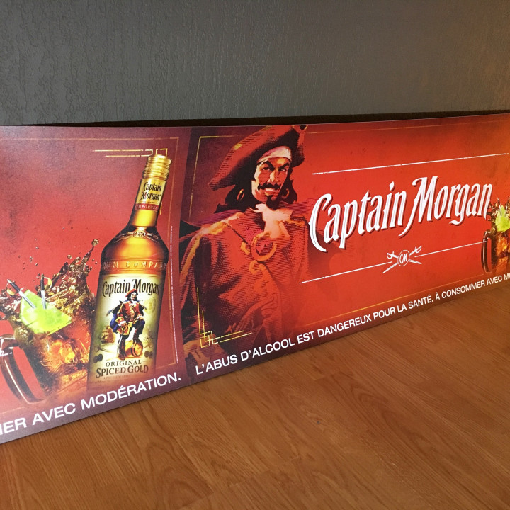 Banner Captain Cola pvc