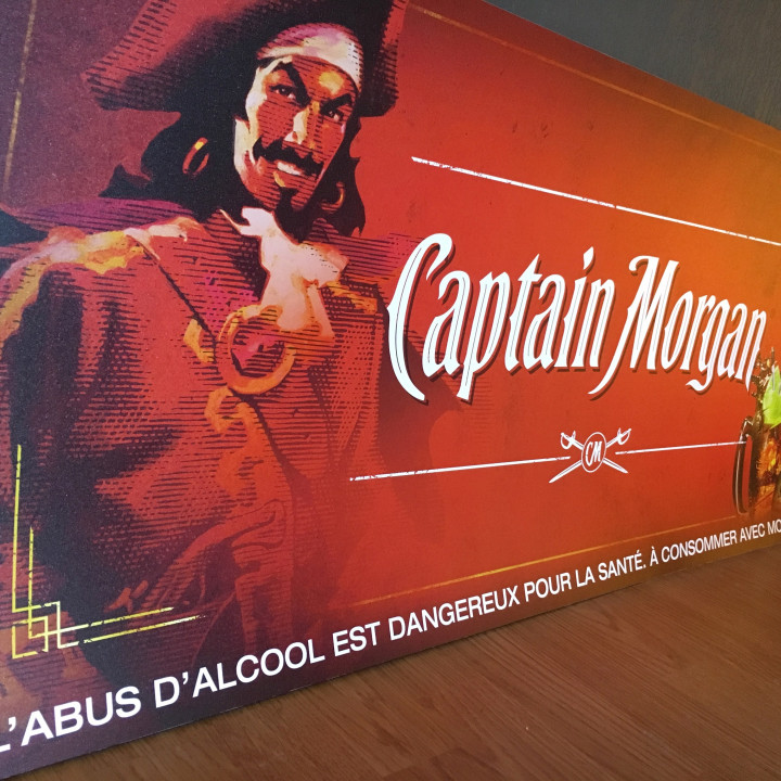 Banner Captain Cola pvc