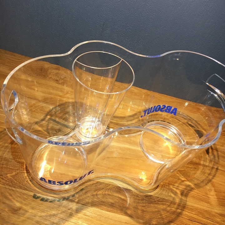 Bottle bucket Absolut vodka pvc 4b