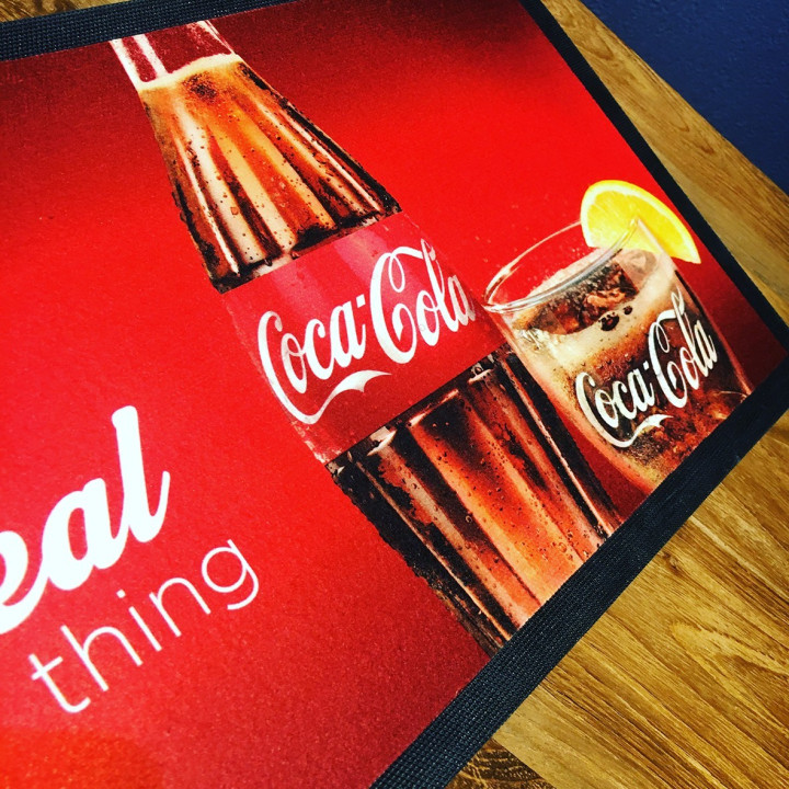 Tapis de bar Coca-Cola