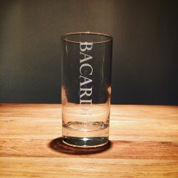 Glass bacardi long drink Vintage