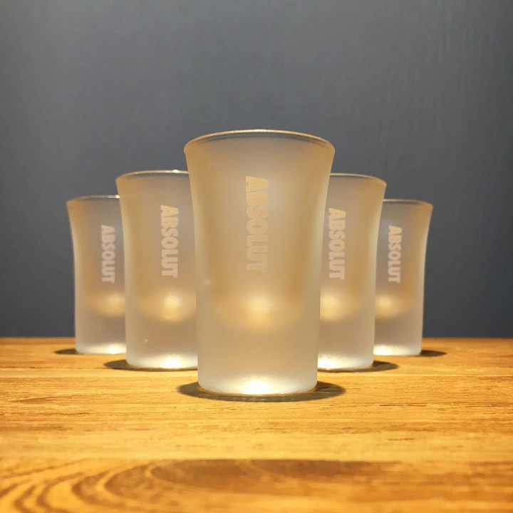 Glass shooter Absolut Vodka model 3