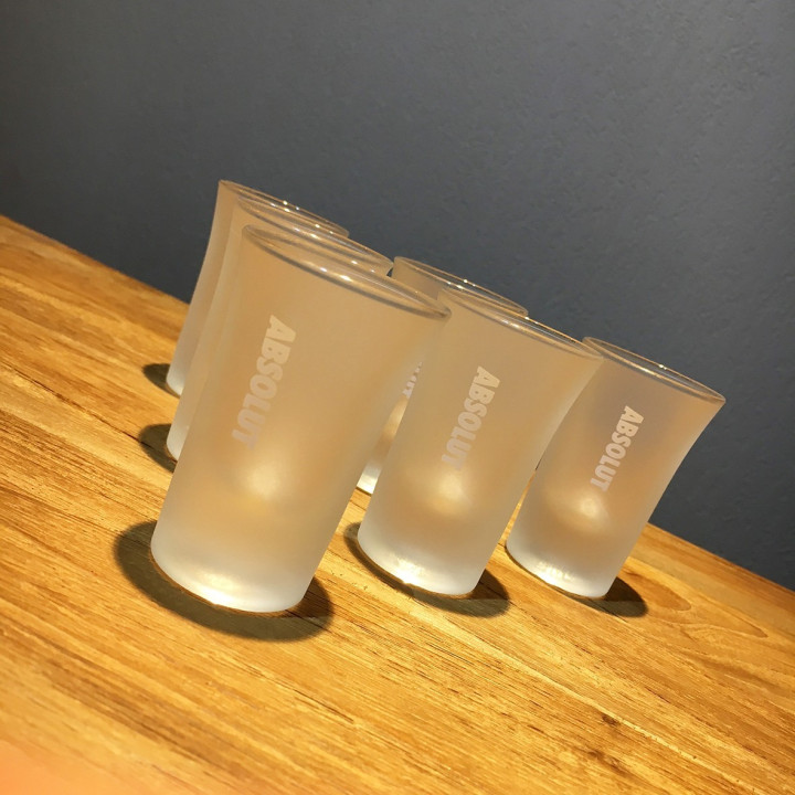 Glass shooter Absolut Vodka model 3