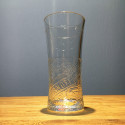 Glass Smirnoff embossed