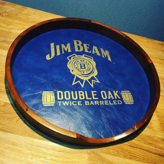 Tray Jim Beam wooden