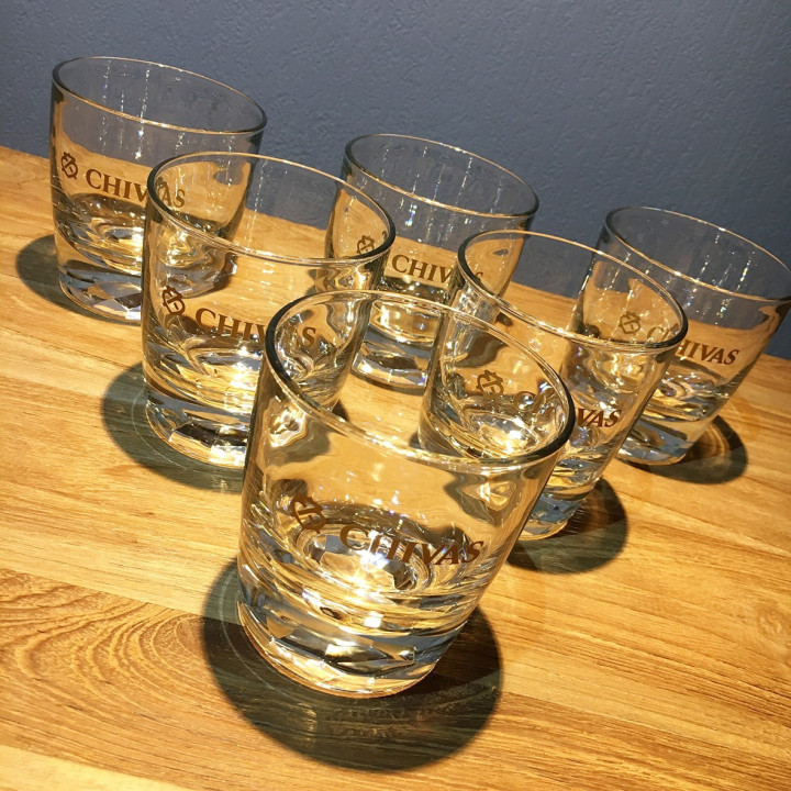 Glass Chivas Regal OTR model 3