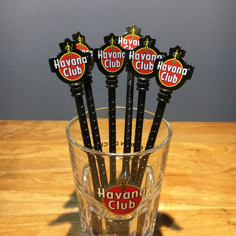 Swizzle stick Havana Club x6 model 4