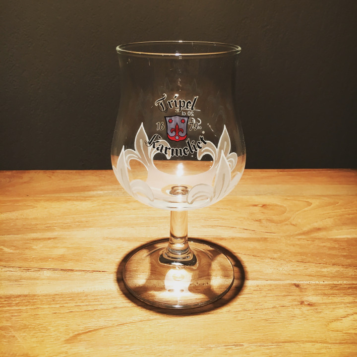 Verre bière Triple Karmeliet galopin modèle 1