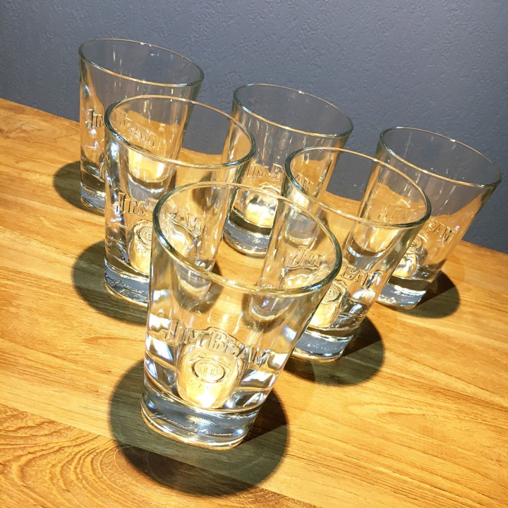Glas Jim Beam tumbler model 2